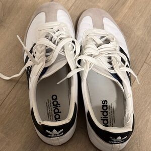 Adidas White and Black Classic Sneakers